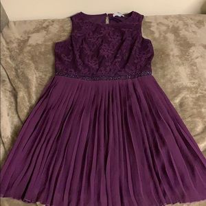 Purple Speechless Skater Dress